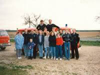 Gruppenfoto im Zeltlager Wieren